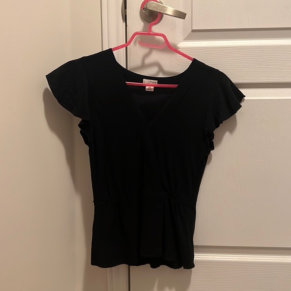 JCrew black blouse in size 00 - Picture 1 of 4